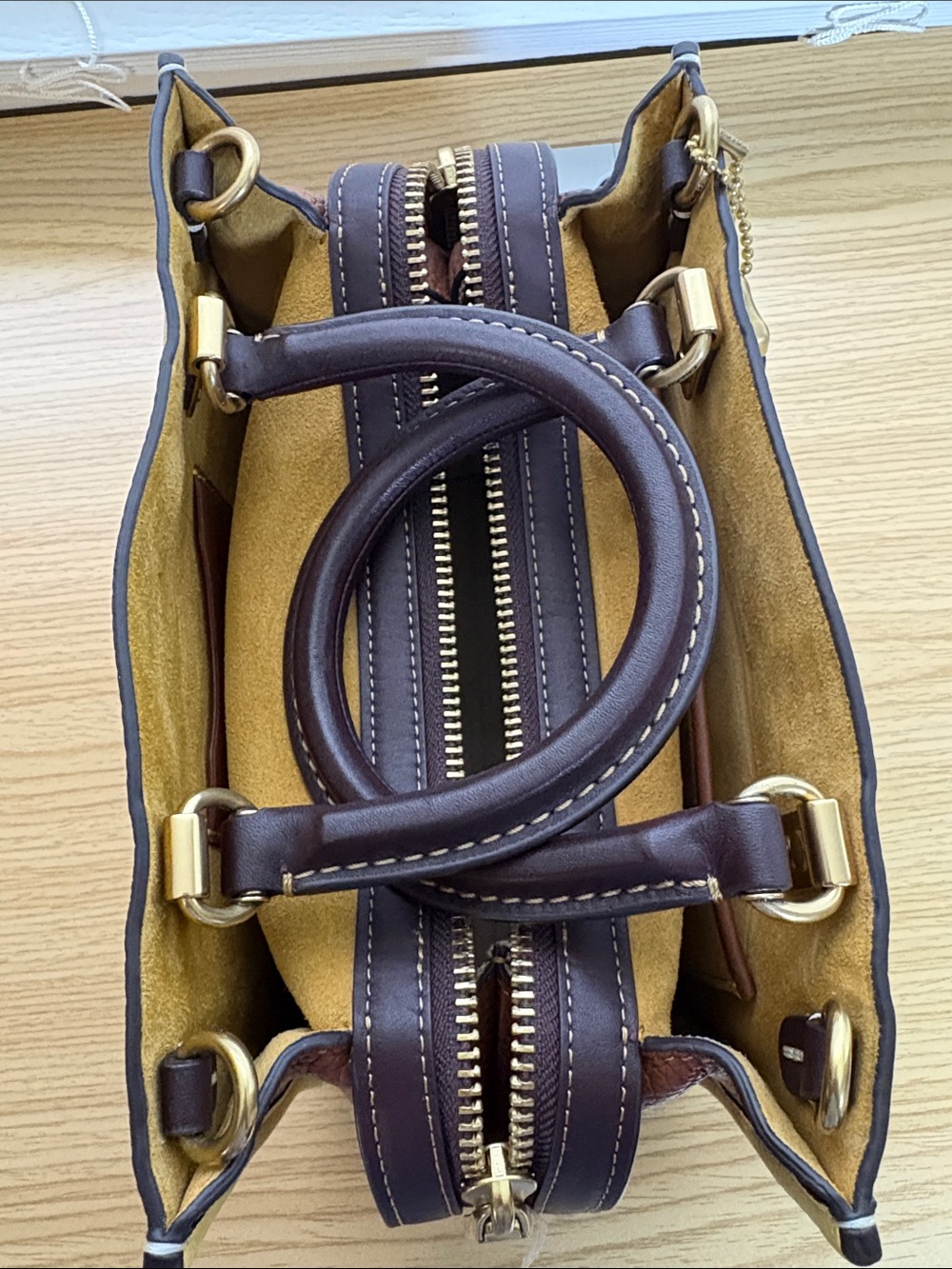 Coach Rogue 25 Regenerative Leather In Hay - Picture 8 of 16